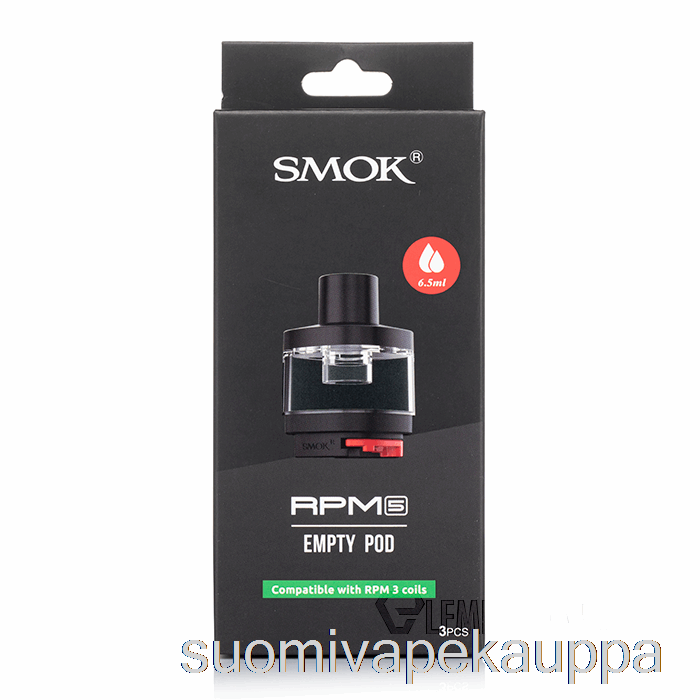 Vape Kauppa Smok Rpm 5 Vaihtokapselia 6,5ml Rpm 5 Tykkiä